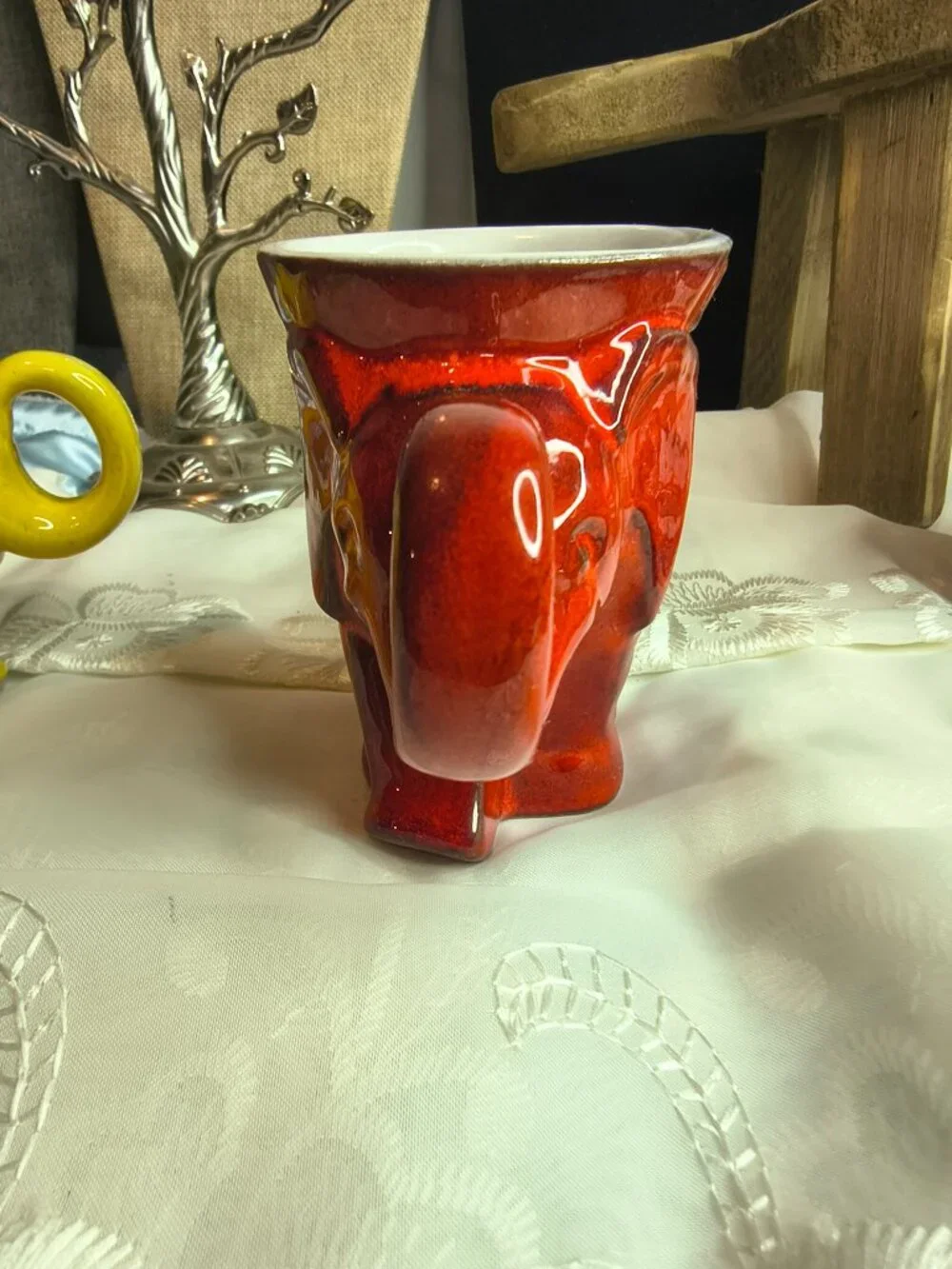 Francoma Rep. 1976 and 1977 Elephant Coffee Mugs